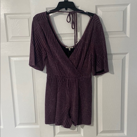 Charlotte Russe Dresses & Skirts - Purple Sparkly Romper